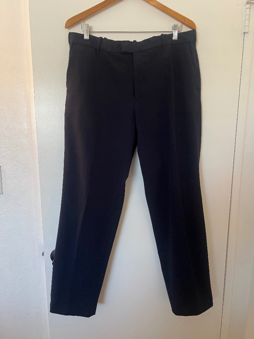 IZOD Men's Navy Straight Leg Dress Pants | 36x32